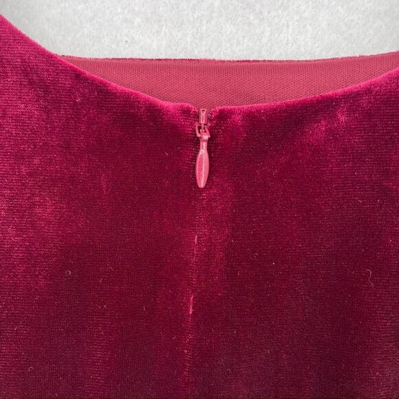 AQUA Velvet Square Neck with Bow Strap NWT - Picture 7 of 9